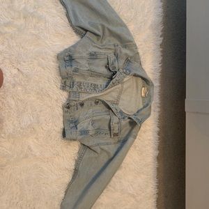Vintage cropped jean jacket